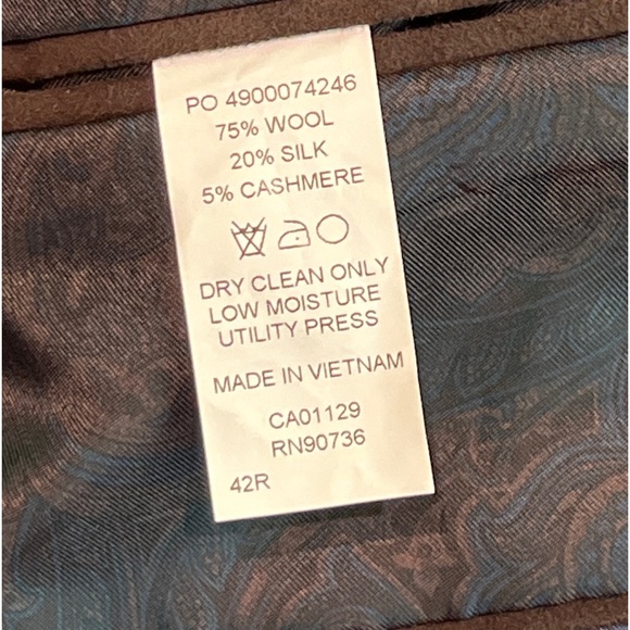 Lauren By Ralph Lauren Navy Blue Wool Blazer/ Sports Jacket 42 R - Picture 3 of 6